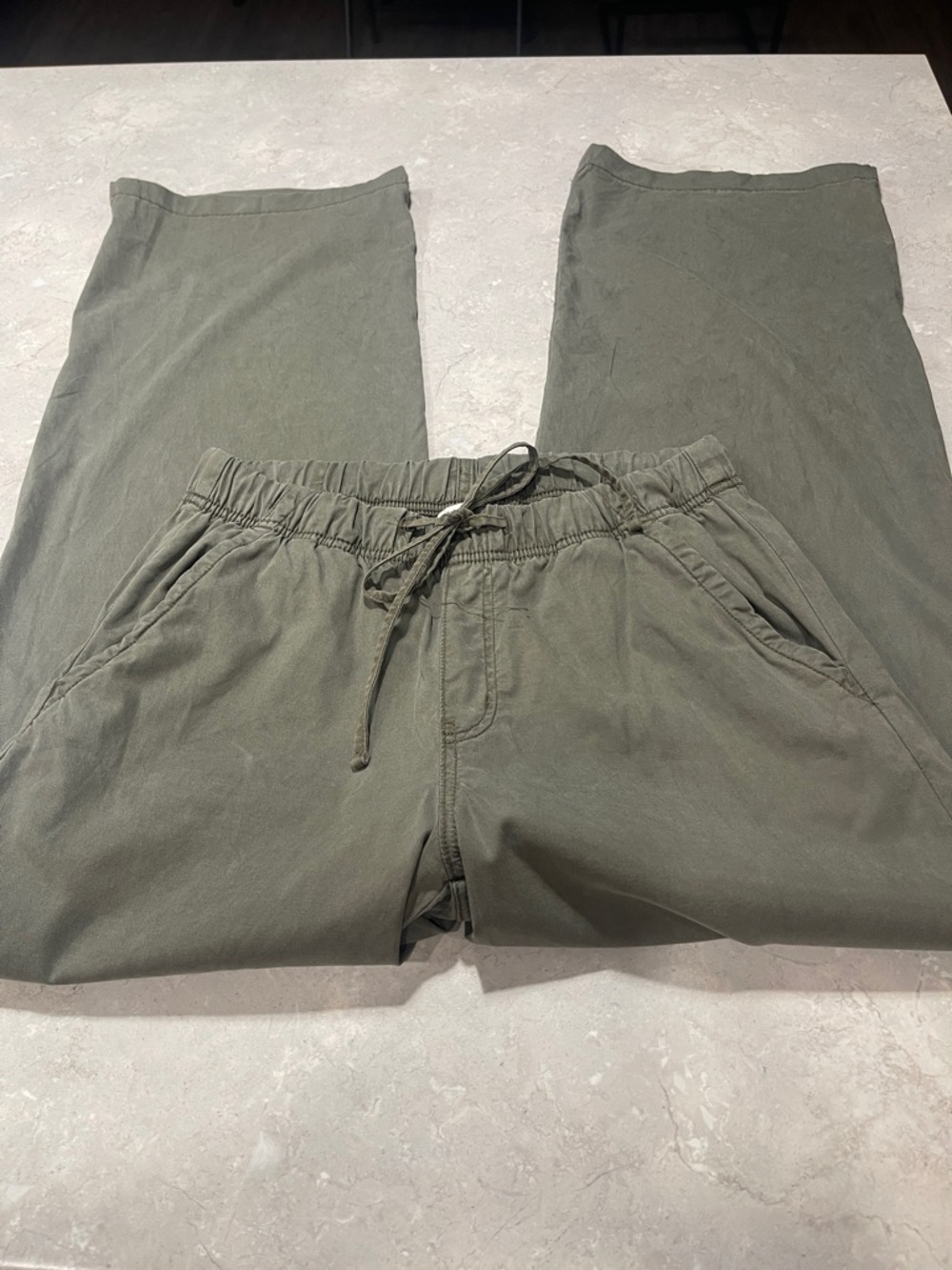 American Eagle Outfitters Olive Drawstring Joggers